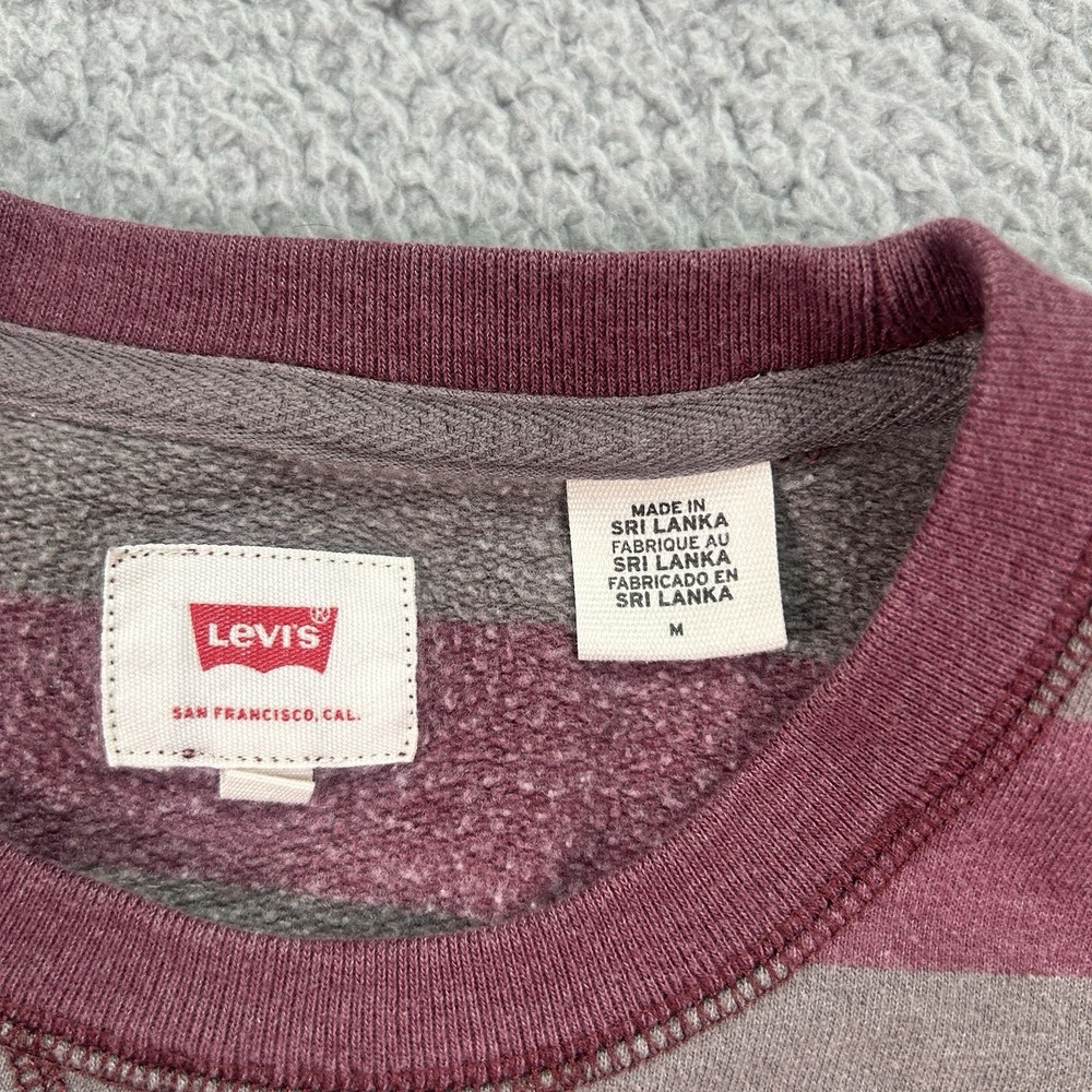 Levi's Herren Freizeit Sweater Men's Medium 40x25 Multicolor Pullover Logo - Picture 3 of 16